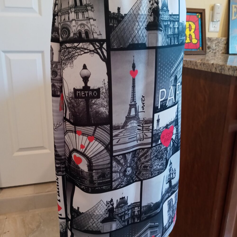 Blush Brand Scenes of Paris Pencil Skirt - Picture 4 of 7